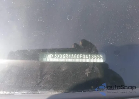 2015 Kia Optima Sx z USA, uszkodzony, nr VIN 5XXGR4A60FG413655